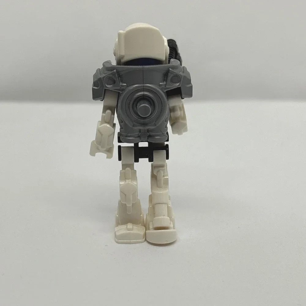 LEGO Hero Factory Stormer Minifigure Bright Blue Head Rare 44029 White Silver
